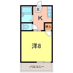 三立ハイツⅢの物件間取画像